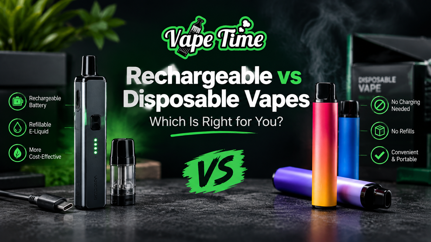 rechargeable vape vs disposable